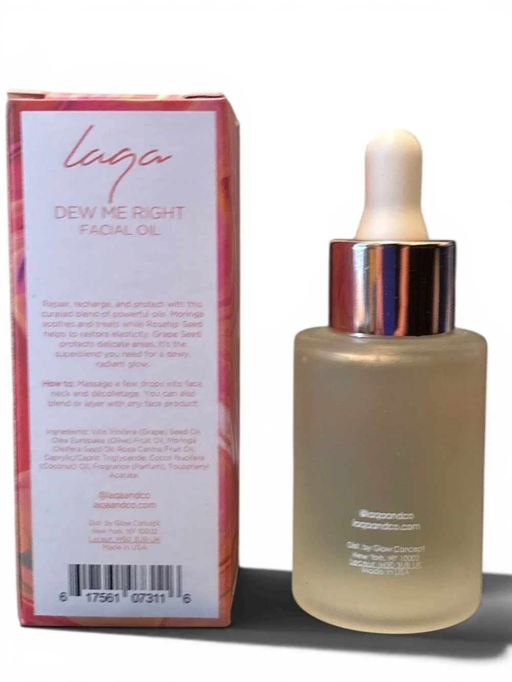 Dew Me Right Rose Moringa Facial Oil